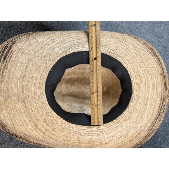 Carlos Hats Sahuayos Hat Cowboy Fitted Mens Straw Western Brown Lot 2 Rodeo - Picture 10 of 16